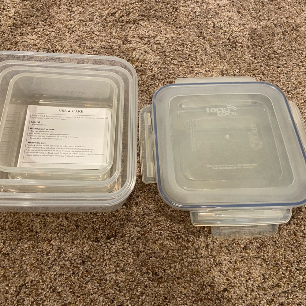 Lock-n-Lock storage containers